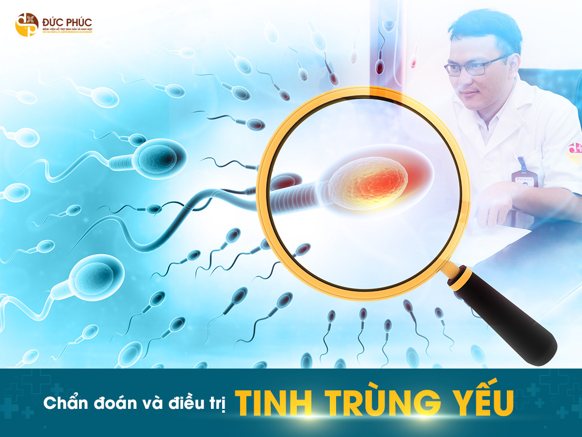 tinh trùng yếu và cách khắc phục