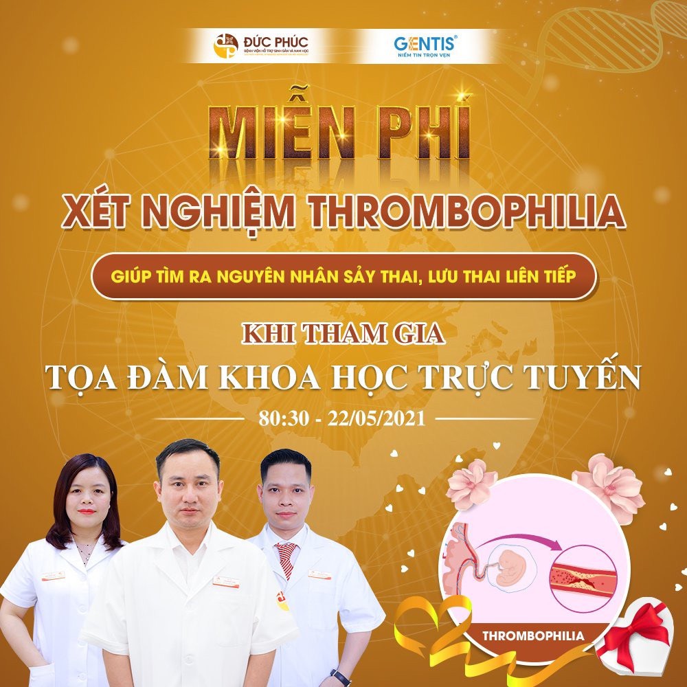 xét nghiệm gen Thrombophilia