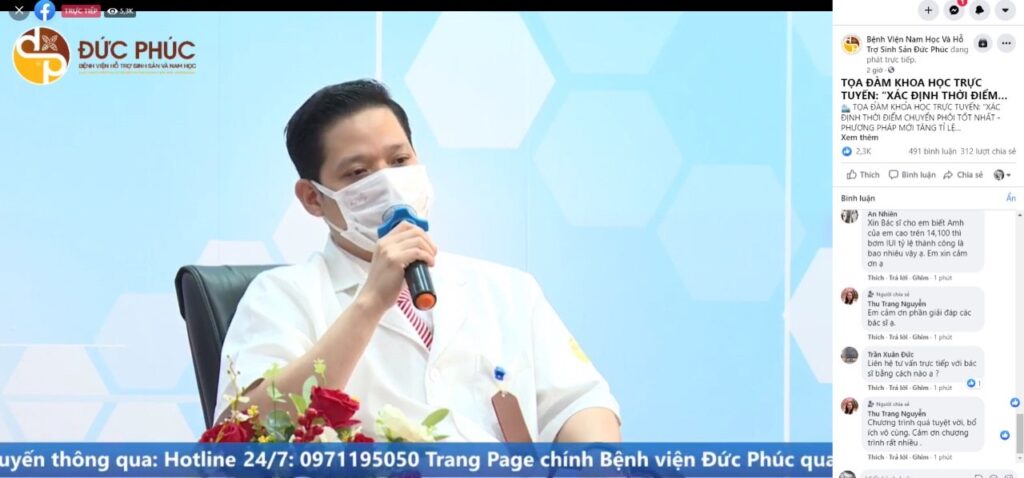 Bệnh viện Đức Phúc - Tọa đàm khoa học trực tuyến