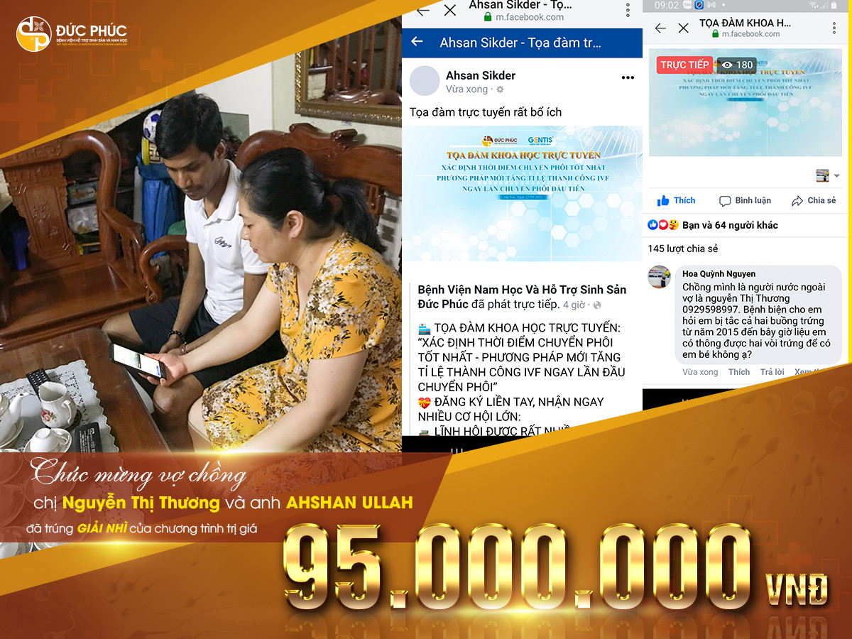 Khách hàng trúng giải 6