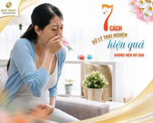 Cách giảm thai nghén nhanh và hiệu quả nhất