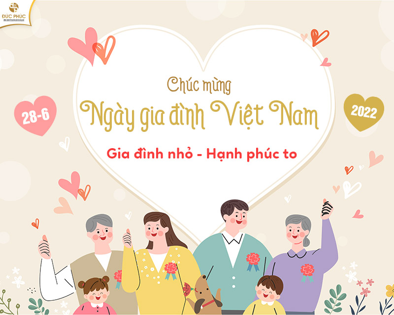 Bệnh viện Đức Phúc chúc mừng ngày Gia Đình Việt Nam 28/6