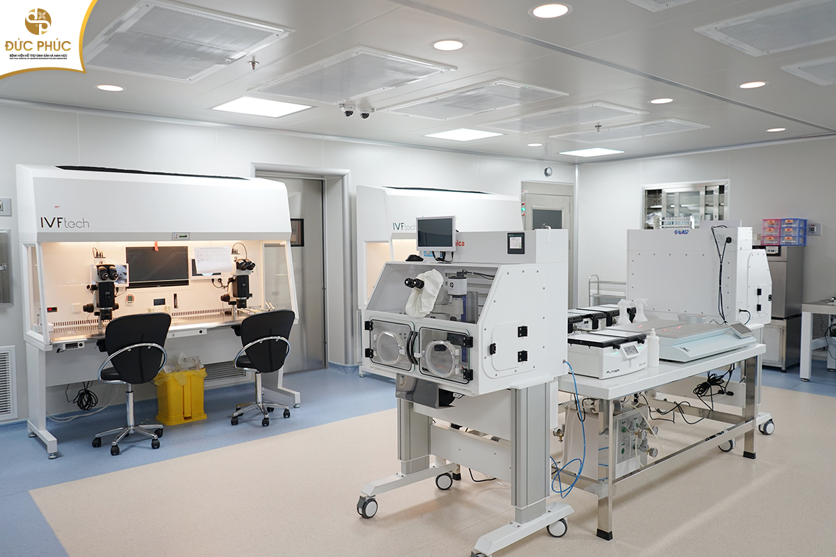 Phòng Lab với những tiêu chuẩn cao cấp để làm nên thành công cho mỗi ca thụ tinh ống nghiệm IVF