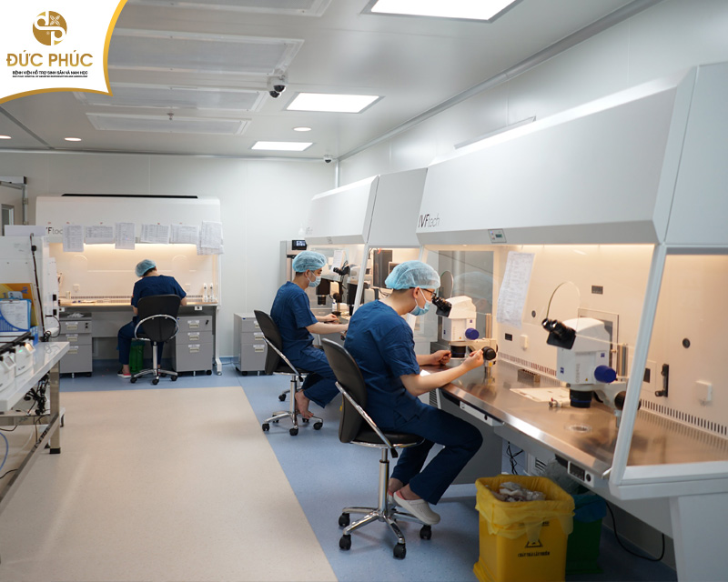 Phòng Lab tại Bệnh viện Đức Phúc