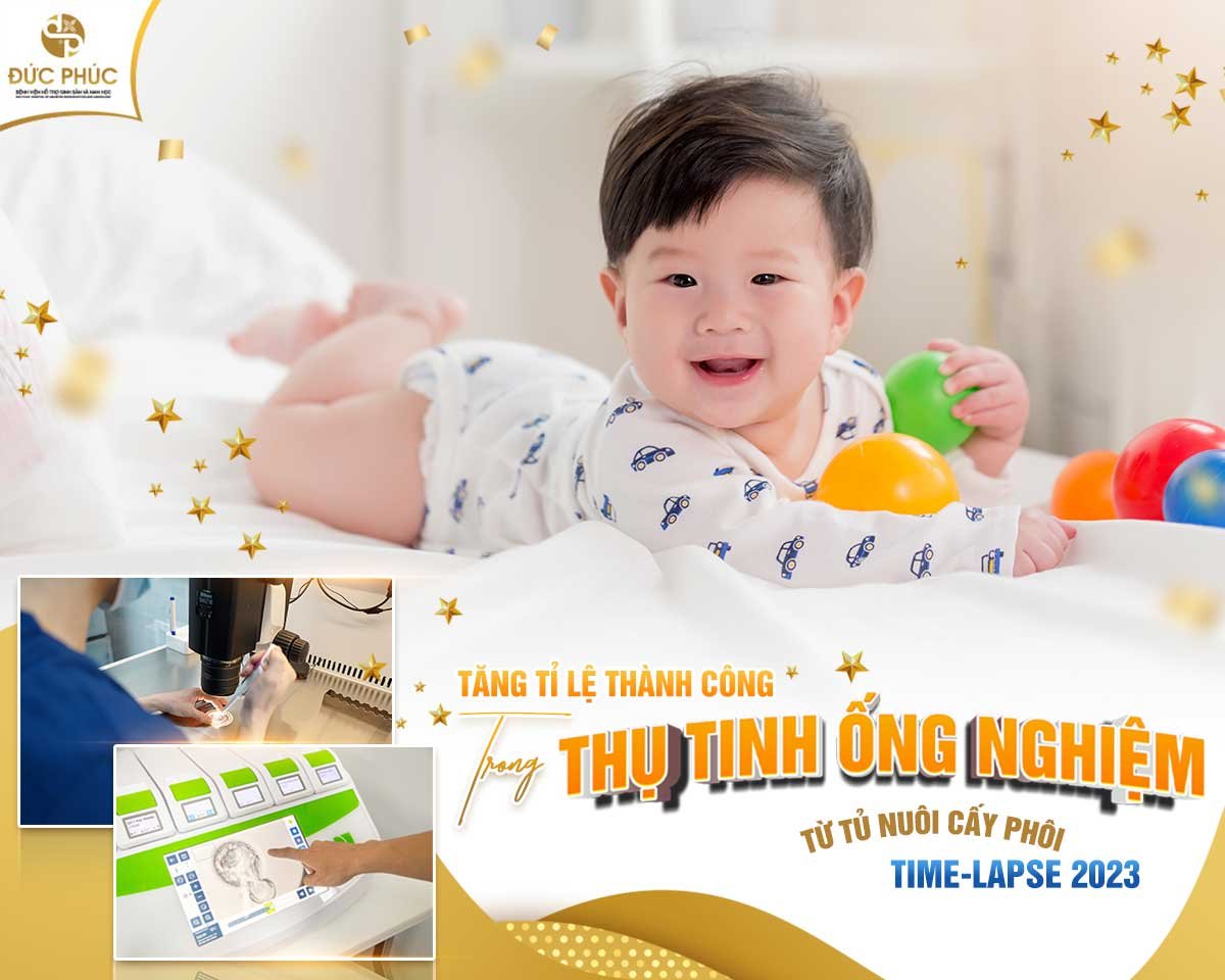Bệnh viện Đức Phúc ứng dụng tủ nuôi cấy phôi Time-Lapse 2023 trong quá trình nuôi phôi tại phòng Lab