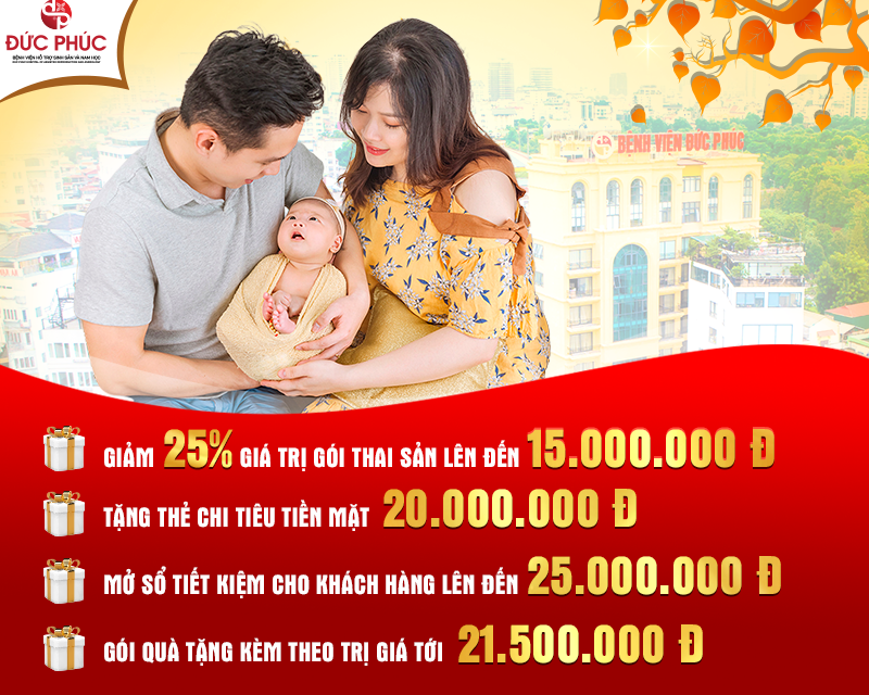  Các ưu đãi "khủng" khi đăng ký thai sản trọn gói Đức Phúc