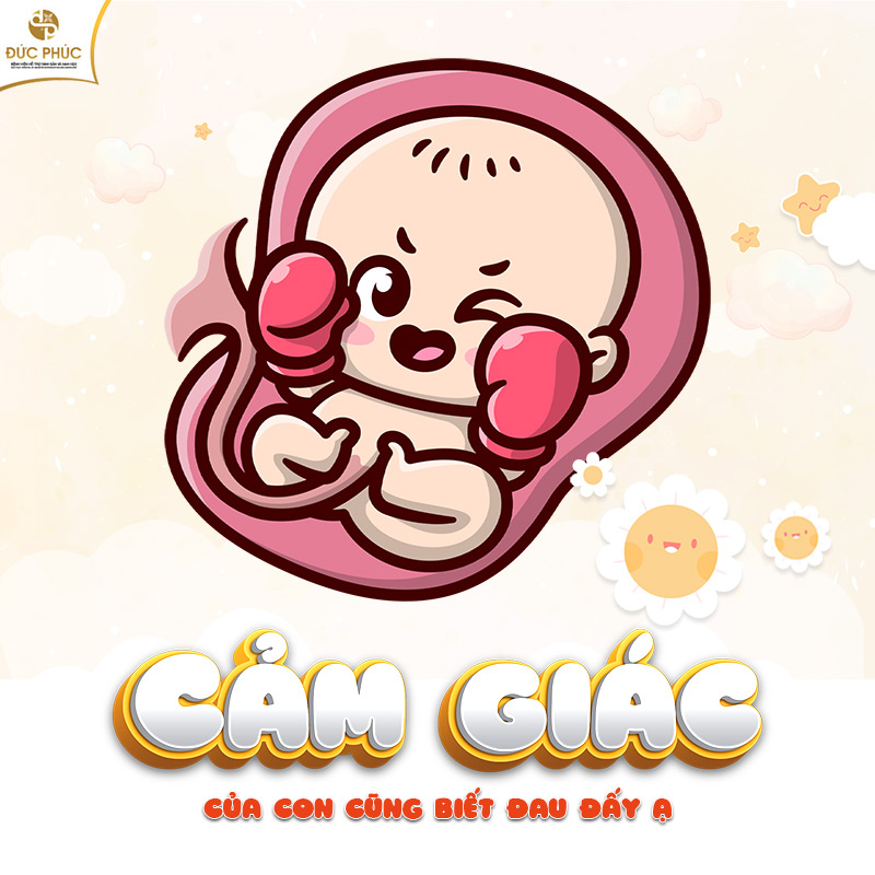 Em bé ở trong bụng mẹ cũng có cảm giác biết đau