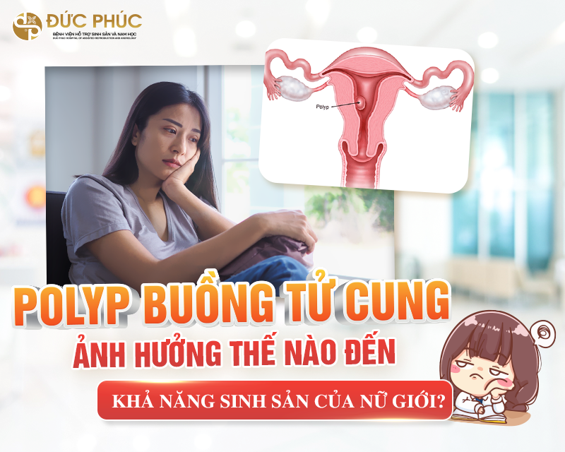 Polyp buồng tử cung ảnh hưởng rất lớn đến khả năng sinh sản của nữ giới