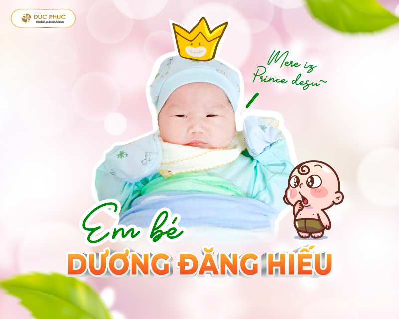 Hoàng tử Đăng Hiếu kháu khỉnh, đáng yêu