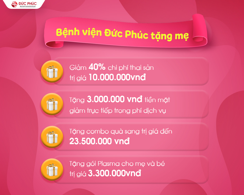 Tri ân tháng đại lễ, Bệnh viện Đức Phúc tặng mẹ bầu nhiều quyền lợi thai sản hấp dẫn