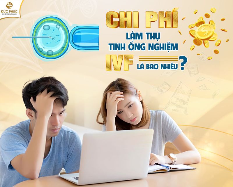 Chi phí để thực hiện IVF tại bệnh viện Đức Phúc giao động trong khoảng từ 64 triệu cho đến 134 triệu