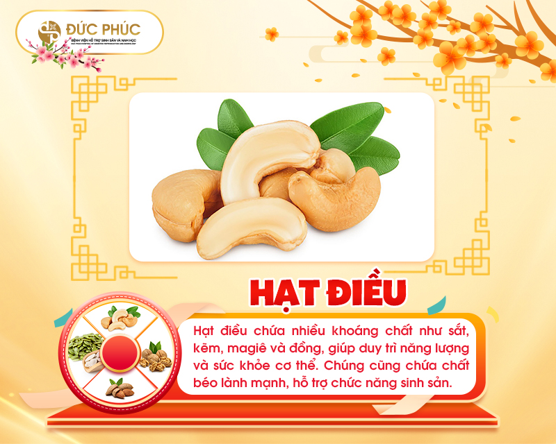 Kẽm đặc biệt quan trọng trong việc duy trì sức khỏe sinh sản và tăng cường khả năng thụ thai